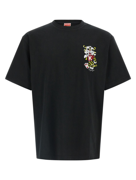 'Wild Tiger embroidered' T-shirt #1