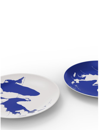 'Le Monde de Charlotte Perriand Neige' 2 service plate set ⌀ 33 cm #