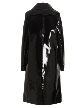 Vinyl trench coat #
