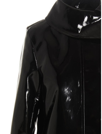 Vinyl trench coat #