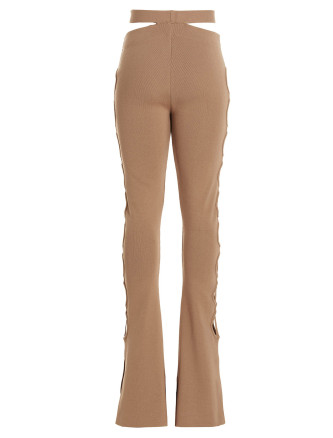 Cut out pants with lacing #