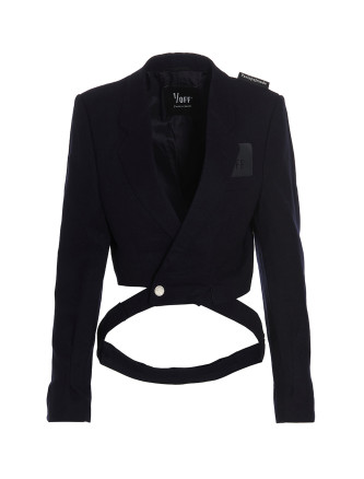 'Cropped' blazer jacket #