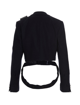 'Cropped' blazer jacket #