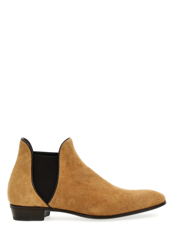 'Desert enamel' ankle boots #1
