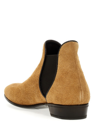 'Desert enamel' ankle boots #