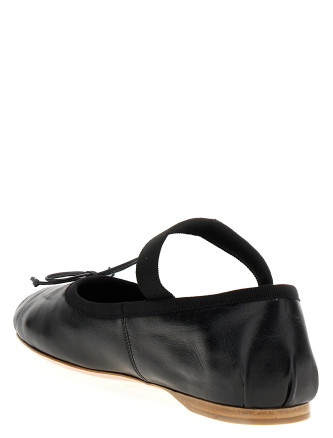 Logo bow ballet flats #