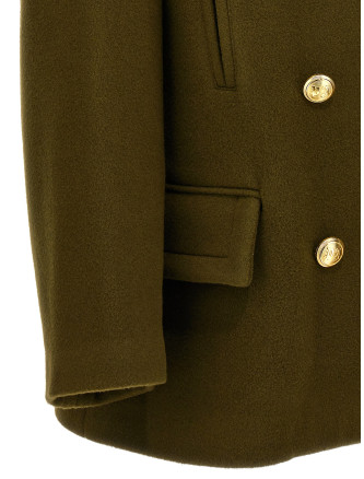 Palm embroidery coat #