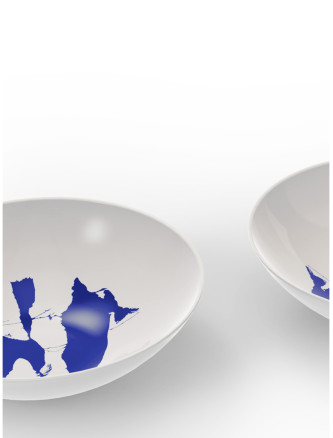 'Le Monde de Charlotte Perriand Neige' 2 soup plate set ⌀ 20 cm #