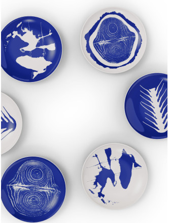 'Le Monde de Charlotte Perriand Tronc' 2 dessert plate set ⌀ 20,5 cm #