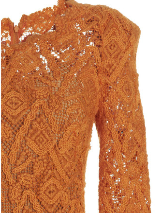 Macramé lace dress #