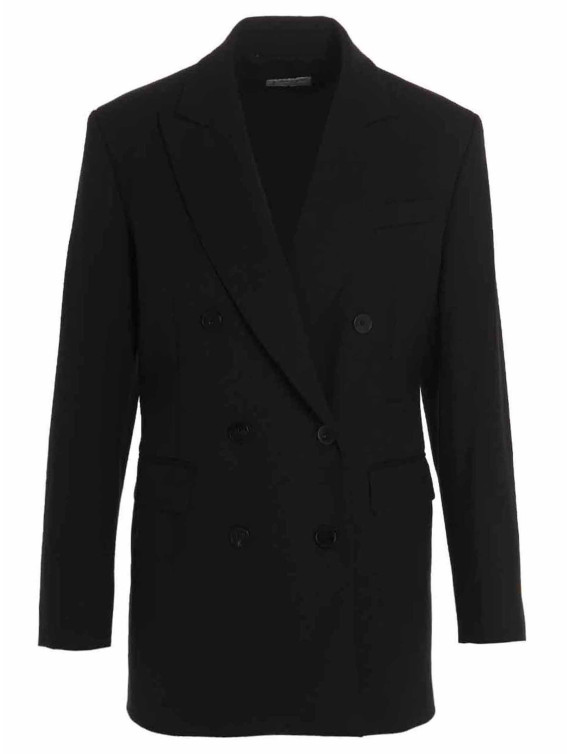Wool double breast blazer jacket #1
