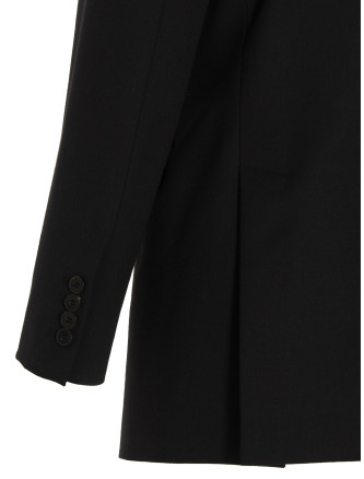 Wool double breast blazer jacket #