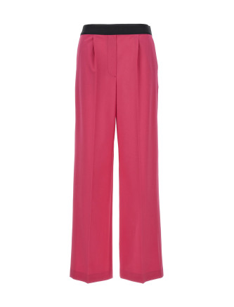 Pants with front pleats