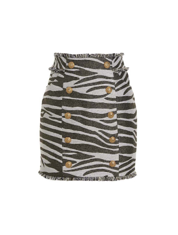 'Lurex Zebra' skirt #1