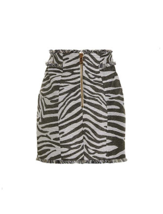 'Lurex Zebra' skirt #