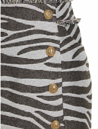'Lurex Zebra' skirt #