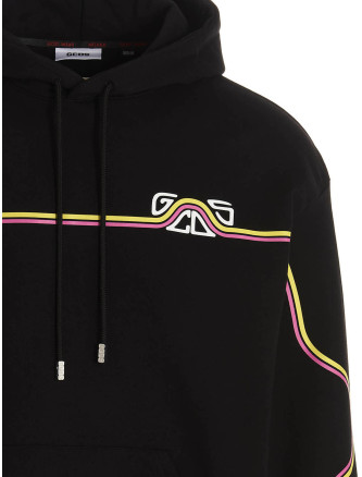 'Waved Logo' hoodie #
