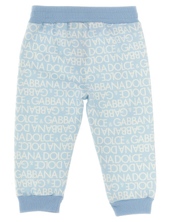 All over logo joggers #