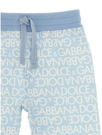 All over logo joggers #