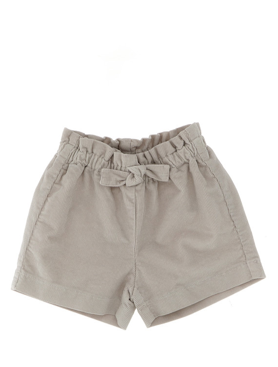 Ribbed velvet shorts #1