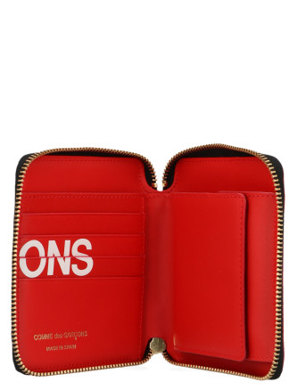 Logo print wallet #