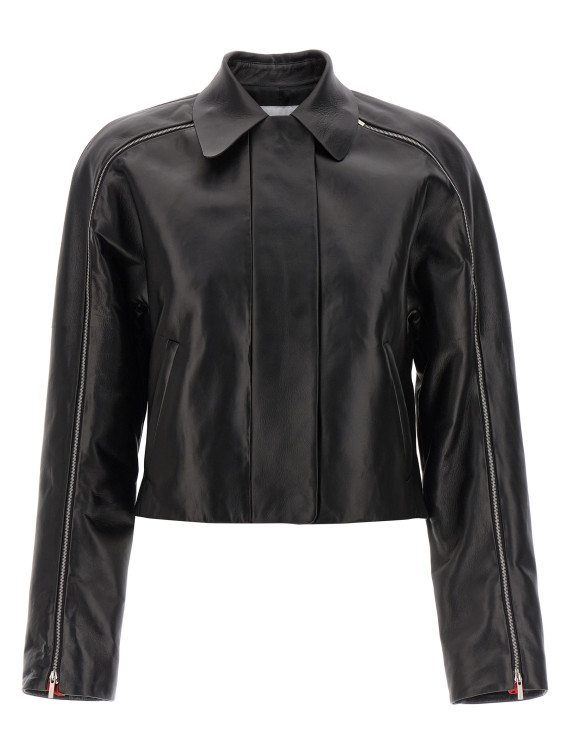Leather blouson #1