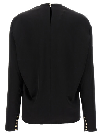 Metallic detail blouse #