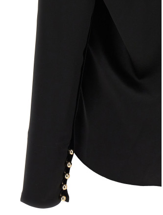 Metallic detail blouse #