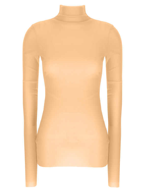 Silk turtleneck top #1