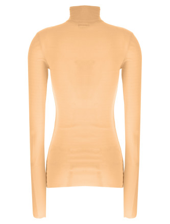 Silk turtleneck top #