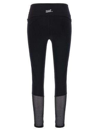 Tulle insert leggings #