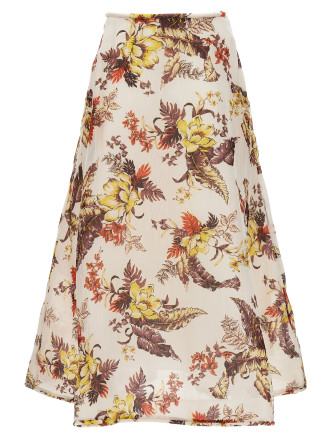 'Matchmaker Floral Flare' skirt
