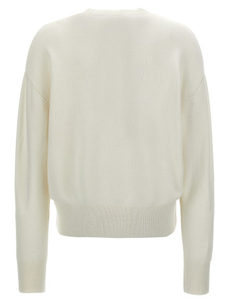 Flocked logo sweater #