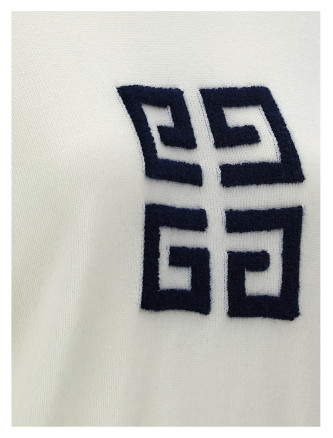 Flocked logo sweater #