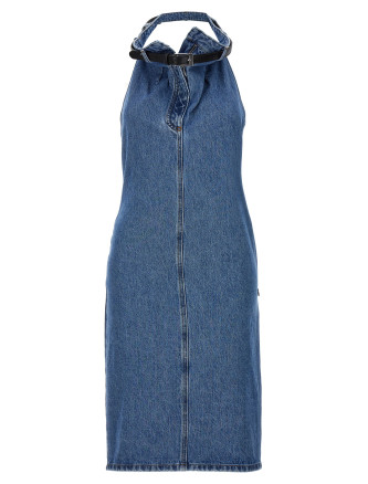 'Belt Halter Neck' dress