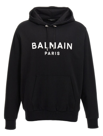 Logo print hoodie