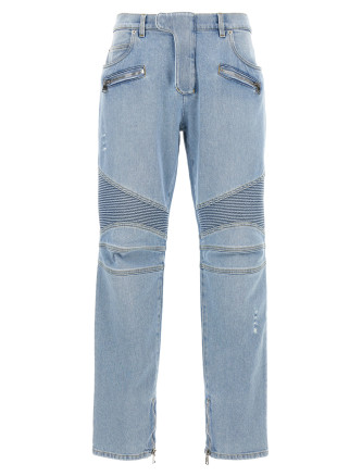 'Biker' jeans