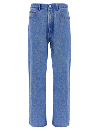'Bleached Coated' jeans