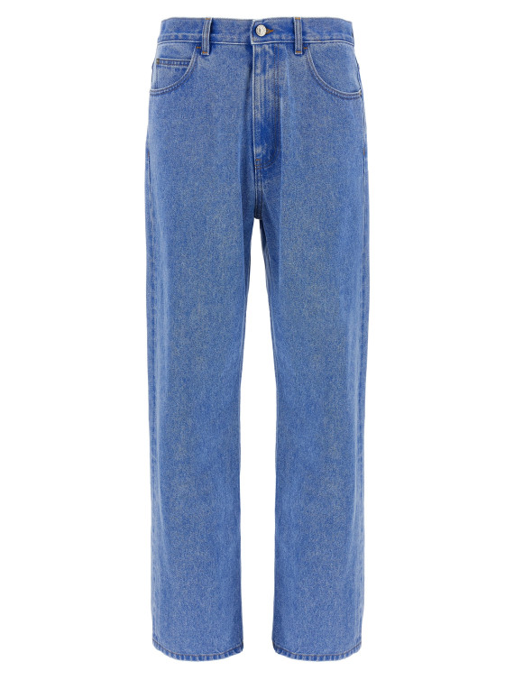 'Bleached Coated' jeans #1