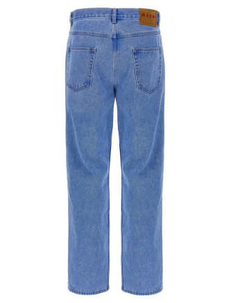 'Bleached Coated' jeans #