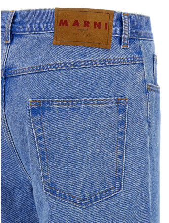 'Bleached Coated' jeans #