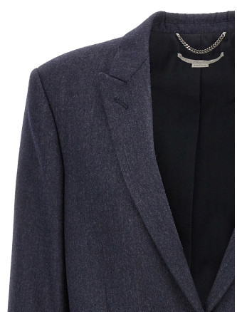 Single-breasted wool blazer #