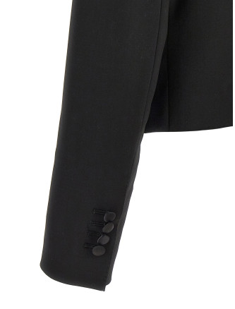 'Tuxedo' crop blazer #