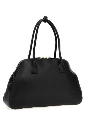 Medium leather shopping bag #