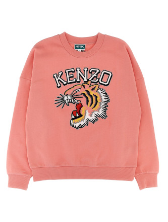 Logo embroidery sweatshirt
