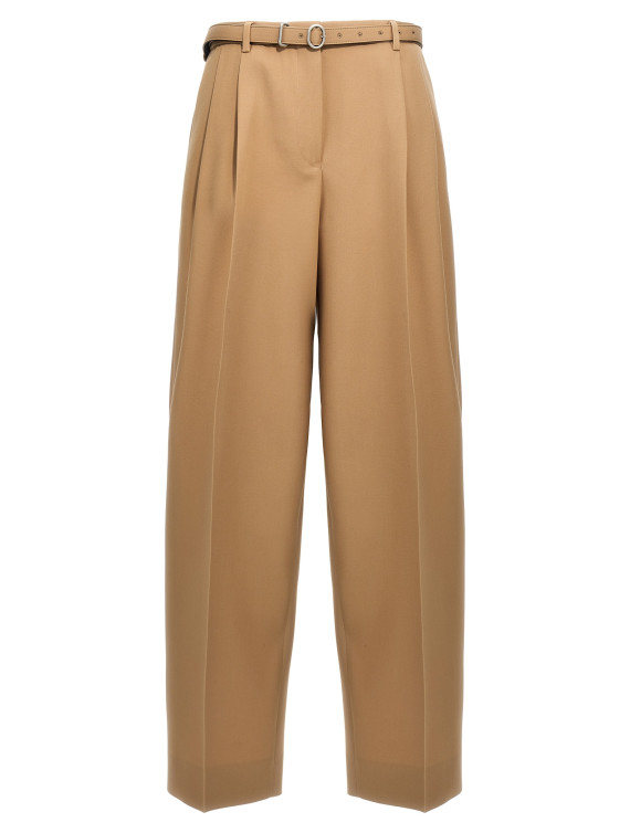 Gabardine belt pants #1