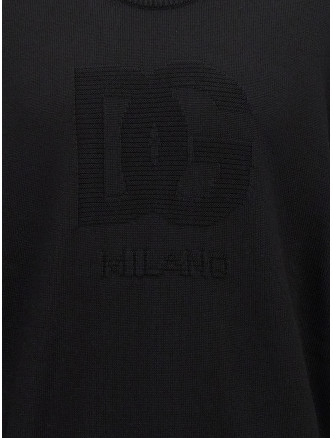 'DG' intarsia sweater #