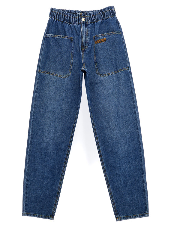 Jeans logo embroidery #1