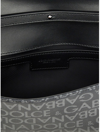 Coated jacquard crossbody bag #