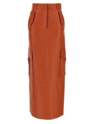 'Illustration' midi skirt